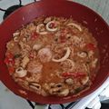 El cooksnap de Flor Saleme cuando hizo Arroz con mariscos.