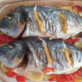 El cooksnap de Luis cuando hizo Dorada al horno.