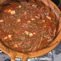 El cooksnap de Klaus Ambriz cuando hizo Ropa vieja con nopales.