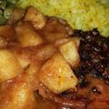 Claire's cooksnap of when they made Pork Tenderloin with Seasoned Rub & Spiced Apples.