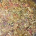 Sheffi का कुकस्नैप जब उन्होंने बैंगन का भरता (baingan ka bharta recipe in Hindi) बनाया था।