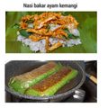Cooksnap dari Novi Yanti untuk resep Nasi Bakar Ayam Suwir Pedas