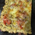El cooksnap de Marisa cuando hizo Pizza de plátano verde (en la flip).