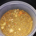 El cooksnap de Marga cuando hizo Lentejas con pollo.
