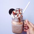 El cooksnap de Abraham Williams cuando hizo Frappé de Moka.
