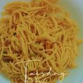 beth munjiru's cooksnap of when they made Spaghetti served with omlette.