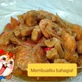 Cooksnap dari Burhanudin Yusuf untuk resep Udang Saos Padang