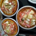 張佩茹 的 用鬆餅粉製作的火腿蔬菜瑪芬 cooksnap