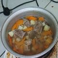 Michael's cooksnap of when they made Jan’s vegetable beef soup.