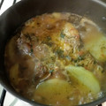 El cooksnap de Anita Mendoza cuando hizo Pira caldo.