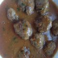 El cooksnap de M.Jose cuando hizo Albóndigas de carne mixta en salsa Española.
