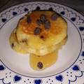 El cooksnap de Valentina cuando hizo Panqueques americanos.