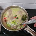 Cooksnap dari dwyth untuk resep 53. Sayur Sawi Putih Tahu Santan