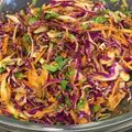 Becky's cooksnap of when they made Firstborn's Favorite Crunchy Soy Slaw.