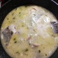 El cooksnap de Cristina Jorge Calderón cuando hizo Merluza en salsa verde con almejas.