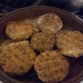 El cooksnap de Zoe Perez cuando hizo Hamburguesas de lenteja.