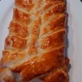 El cooksnap de Pilar Marsil cuando hizo Trenza de hojaldre con fritada y langostinos .
