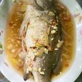 Cooksnap Sesimple Loralin semasa beliau membuat Steam Halia Ikan Sultan.