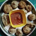 niha का कुकस्नैप जब उन्होंने आटे के मोमोज (atte ke momos recipe in Hindi) बनाया था।