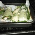 El cooksnap de Jacqueline cuando hizo Canalones de espinaca con pollo.
