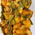 El cooksnap de Rodin cuando hizo Patatas con judías tiernas (Sin sal).