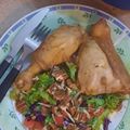 El cooksnap de Alvaro Cordero Retana cuando hizo Rice and beans con arroz integral y pollo en salsa caribeña.
