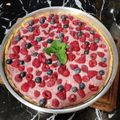 El cooksnap de Sofía Bustamante cuando hizo Tarta de frambuesa.