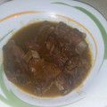 El cooksnap de Jose Luis Villanueva cuando hizo Costillas guisadas con salsa de ciruelas.