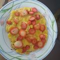 El cooksnap de Erika Vargas cuando hizo Desayuno - Panqué dietético.