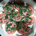 El cooksnap de Dario Rapallini cuando hizo Tarta caprese.