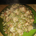 El cooksnap de Ara Otero Machuca cuando hizo Wok de quinoa con judías verdes y surimi.
