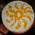 El cooksnap de Doralisa Ester Avila Avila cuando hizo Torta de crema y duraznos.
