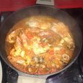 El cooksnap de Cherete Mc Rallye cuando hizo Rape con almejas y gambas en salsa.