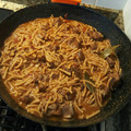 El cooksnap de cristina cuando hizo Fideos a la cazuela.