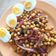 El cooksnap de Chelsea Santos cuando hizo Garbanzos fritos con jamón versión saludable.