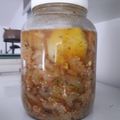 El cooksnap de Ines Pontoriero cuando hizo Berenjena al escabeche.