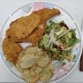 El cooksnap de Aliosha cuando hizo Pechugas empanadas en airfryer.