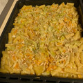 El cooksnap de Eduardo Agudo Alba cuando hizo Macarrones en salsa de calabaza y piñones tostados. #weekendreto.