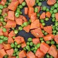 Cooksnap de Lo Reine sur la recette Petits pois carottes et lardons
