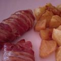 Ancsyka001 Cooksnap-ja, amikor elkészítette a(z) Hagymával, sajttal és paprikával töltött sertéskaraj, bacon köntösben receptet.