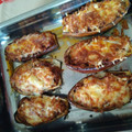 El cooksnap de judit cuando hizo Berenjenas rellenas de carne.