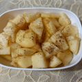 Kulsoom Bukhari's cooksnap of when they made Apple Chaat.