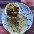 Smitaben R dave's cooksnap of when they made ઉંધીયુ.