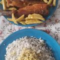 کوک اسنپ اسما بعد از امتحان کردن ماهی سوخاری و سس مخصوص.