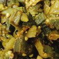 Reshu Tyagi का कुकस्नैप जब उन्होंने भिंडी प्याज़ वाली (bhindi pyaz wali) in recipe Hindi ) बनाया था।