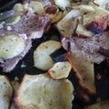 El cooksnap de Agustina Jerez cuando hizo Pechito de cerdo con papas y calabazas al horno.