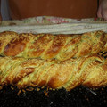 El cooksnap de Rodrigo Giordano cuando hizo Pan con ajo, perejil y queso.