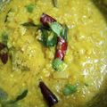 Sarika Uthaya's cooksnap of when they made வாழைதண்டு பருப்பு கூட்டு.