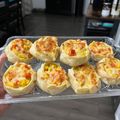 El cooksnap de Karina Borges cuando hizo Canastitas de choclo y queso 😋.