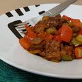 El cooksnap de "Cocina con Celi" cuando hizo Pollo Negro.
